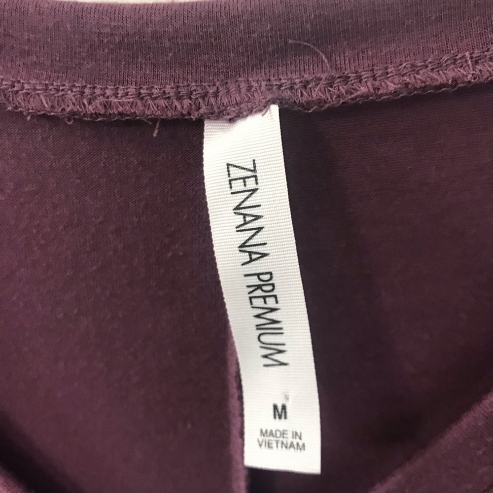 Purple v neck tee